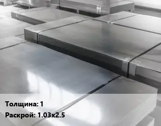 Лист холоднокатаный 1 1.03х2.5